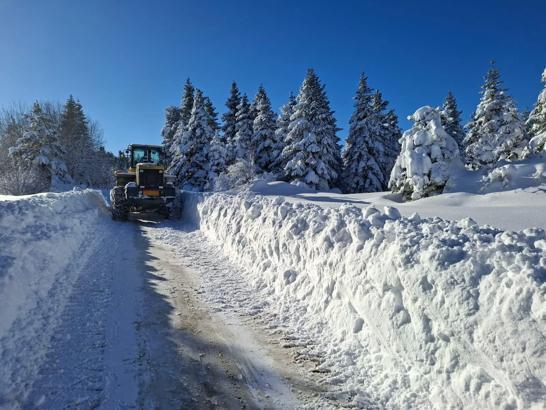 Kastamonu'da 328 köy yolu kardan kapalı