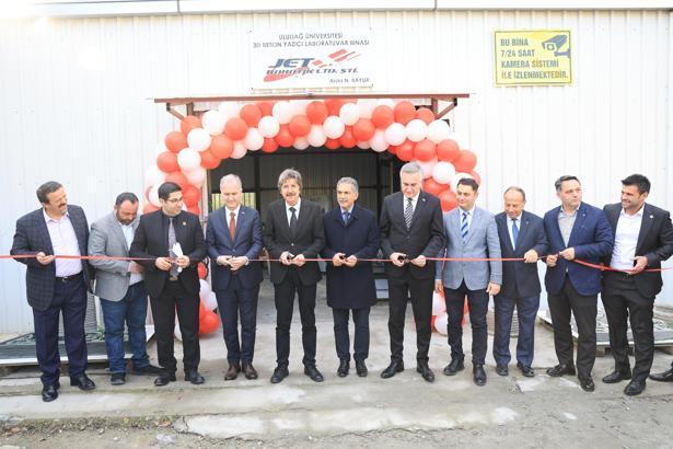 Geleceğin inşaat teknolojisine katkı sağlayacak laboratuvar,  BUÜ’de hizmete açıldı