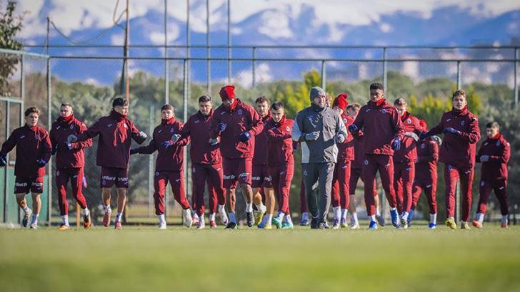 Trabzonspor, Süper Kupa Yarı Final maçının hazırlıklarını sürdürdü