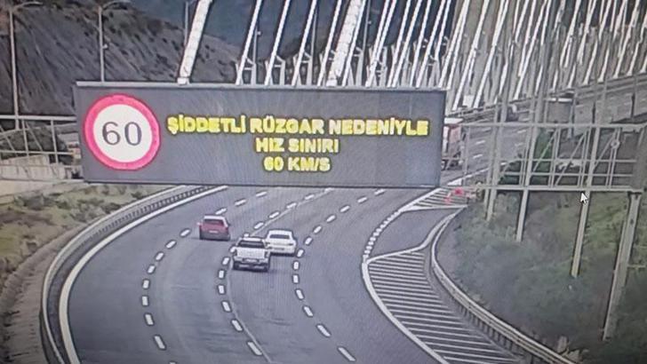 Ulaştırma ve Altyapı Bakanlığı'ndan, Yavuz Sultan Selim Köprüsü için rüzgar uyarısı