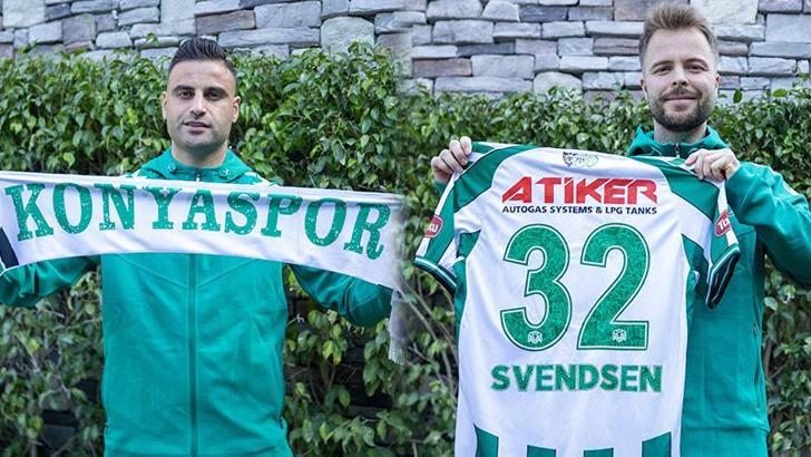 Konyaspor, Sander Svendsen ve Deniz Türüç'ü renklerine bağladı