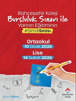 Bahçeşehir Koleji'nin bursluluk sınavına geri sayım başladı