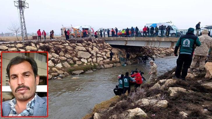 Şanlıurfa’da otomobilin kanala devrildiği kazada kaybolan sürücü Suriye’de de aranacak