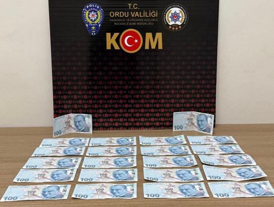 Ordu’da sahte para operasyonu