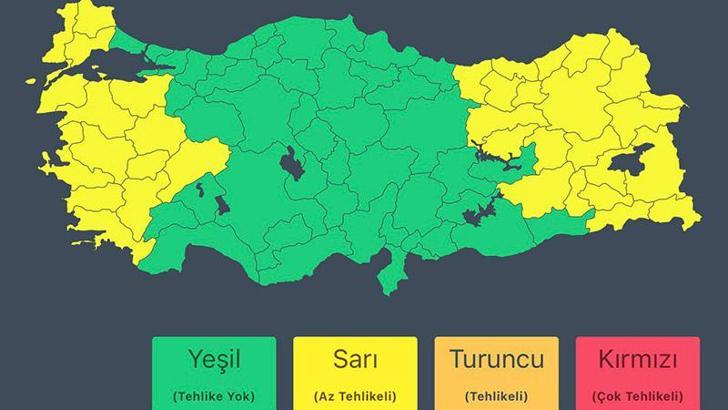 İçişleri Bakanlığı'ndan fırtına ve çığ uyarısı