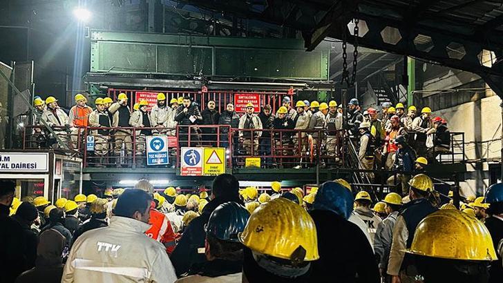 Madencilerden banka promosyonu eylemi