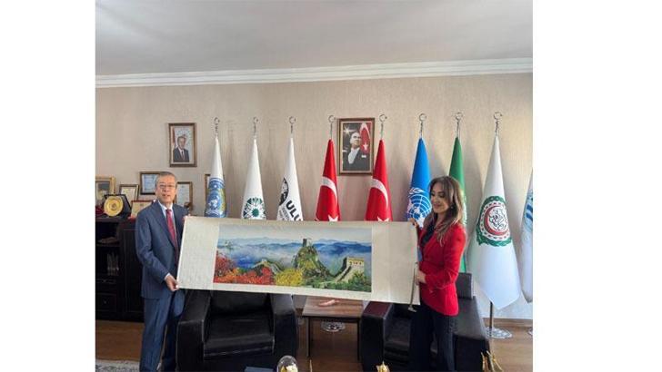 Çin'in Ticaret Ataşesi Li Bin'den ULUSKON'a ziyaret