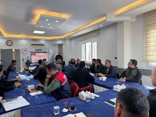 Düziçi'de orman ve tarım paydaşları buluştu