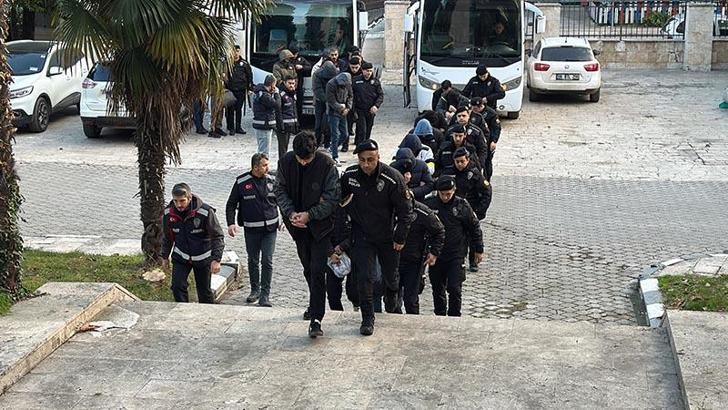 Samsun merkezli 'çocuk müstehcenliği' suçu soruşturmasında 17 şüpheli adliyede