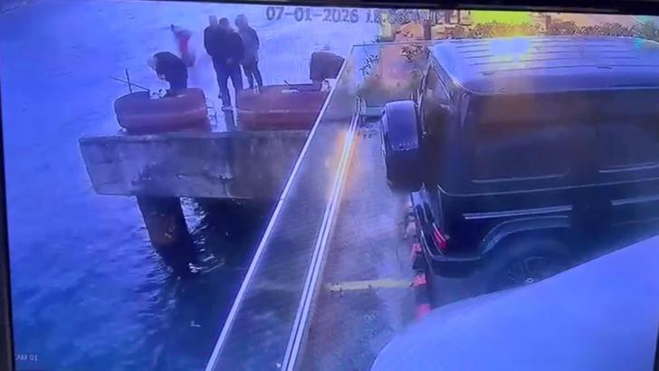 İstanbul - Sarıyer'de hayatını kaybeden motosiklet sürücüsünün denize düştüğü anlar kamerada