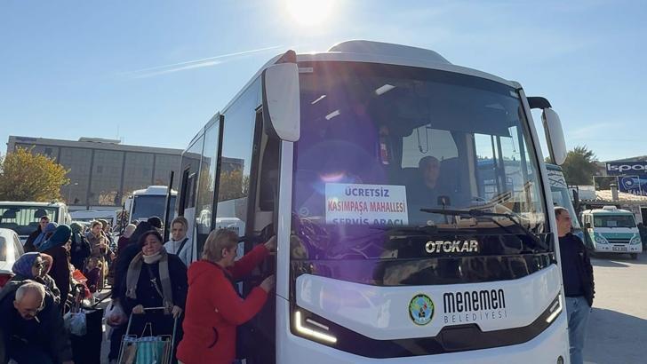 Menemen’de ücretsiz ring seferlerine yoğun ilgi