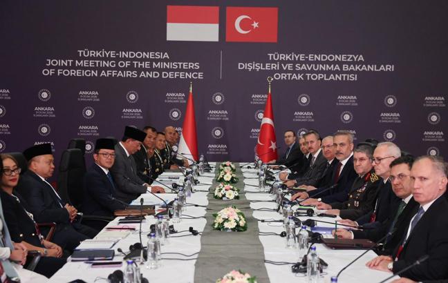 Ankara'da Türkiye-Endonezya Dışişleri ve Savunma Bakanları Toplantısı