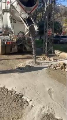 Kanalizasyona çimento döken firmaya 213 bin lira ceza