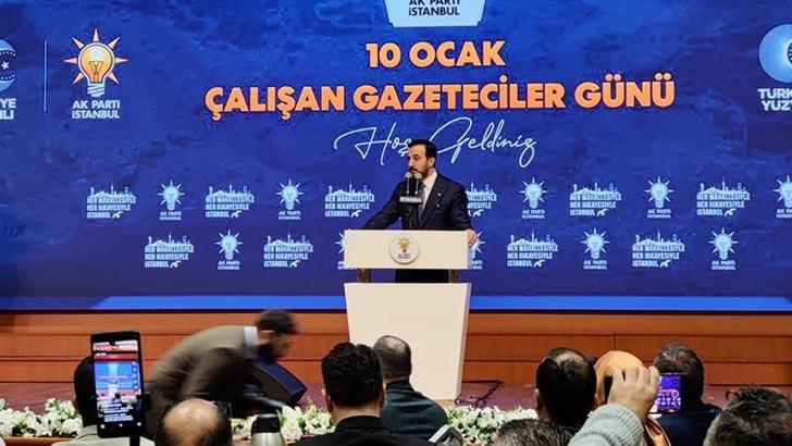 AK Parti İstanbul Başkanlığı'nda 10 Ocak Çalışan Gazeteciler Günü programı düzenlendi