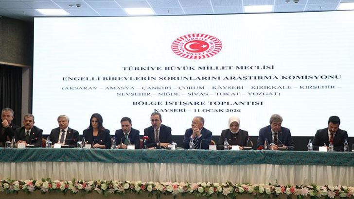 TBMM Engelli Bireylerin Sorunlarını Araştırma Komisyonu, Kayseri’de toplandı