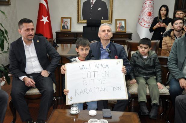 Ardahan’a atanan Vali Çiçekli, Karaman’a veda etti