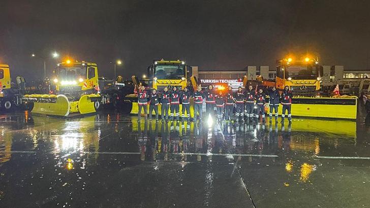 Sabiha Gökçen Havalimanı'nda kar yağışı tedbirleri