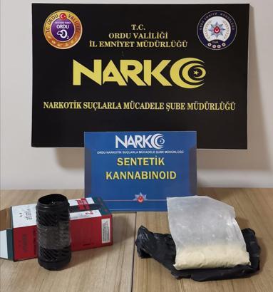 Yolcu otobüsünde üzerinde uyuşturucu bulunan şüpheli tutuklandı