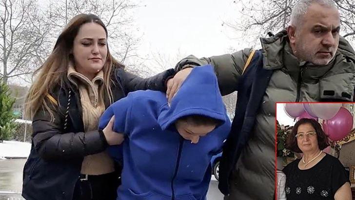 Teyzesini öldürüp, cesedini kolonya dökerek ateşe veren şüpheli ile eşi adliyede