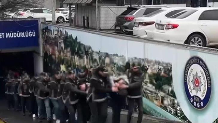 'Casperlar' suç örgütüne operasyonda gözaltına alınanlar adliyeye sevk edildi