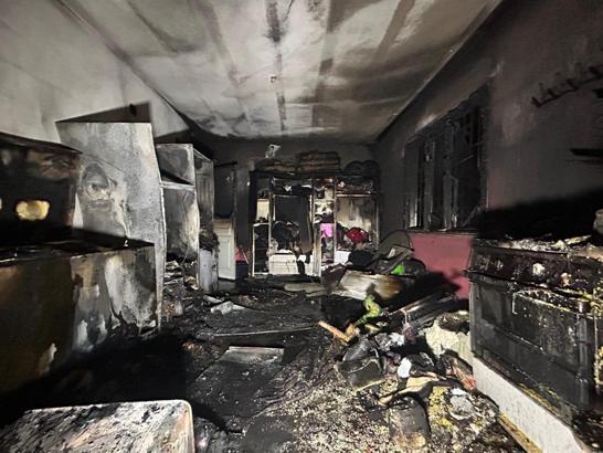 Osmaniye’de ev yangını söndürüldü