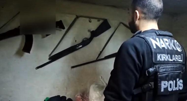 Kırklareli'de uyuşturucu operasyonunda 3 tutuklama