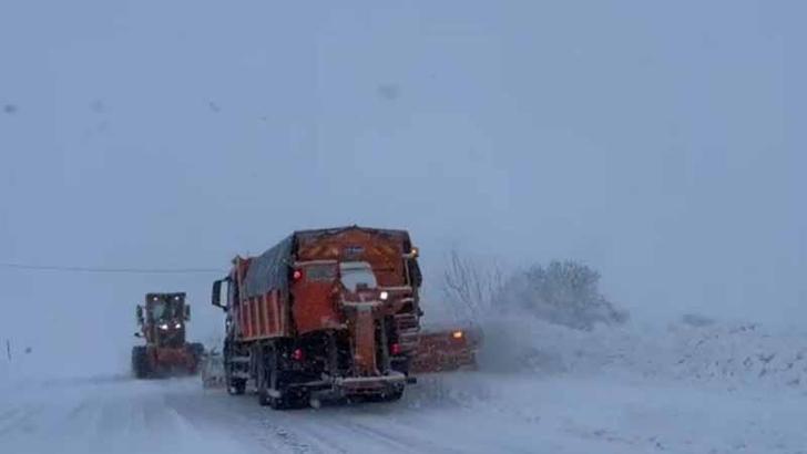 Tunceli’de 300 yerleşim yerinin yolu kar yağışı nedeniyle ulaşıma kapandı
