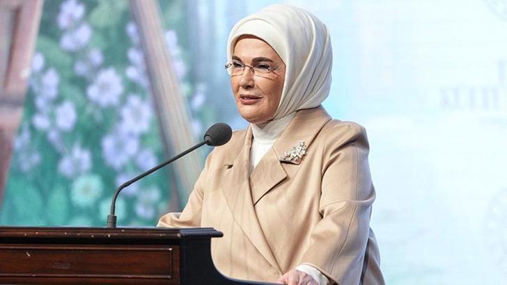 Emine Erdoğan, 'Tıp ve Kültür-Sanat Sempozyumu'nda konuştu