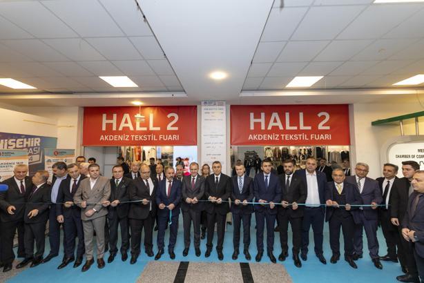 Akdeniz Uluslararası Tekstil Fuarı törenle açıldı