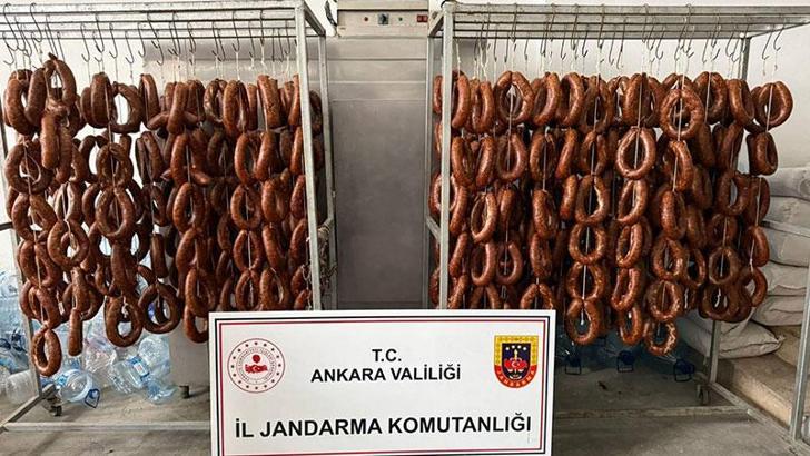 Ankara'da yaklaşık 9,7 milyon lira dolayında kayıt dışı gıda ürünü ele geçirildi