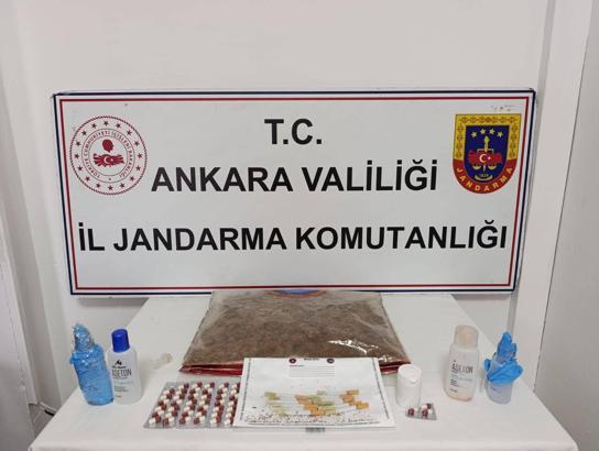 Ankara'da 1,2 kilo uyuşturucu ele geçirildi, 1 gözaltı