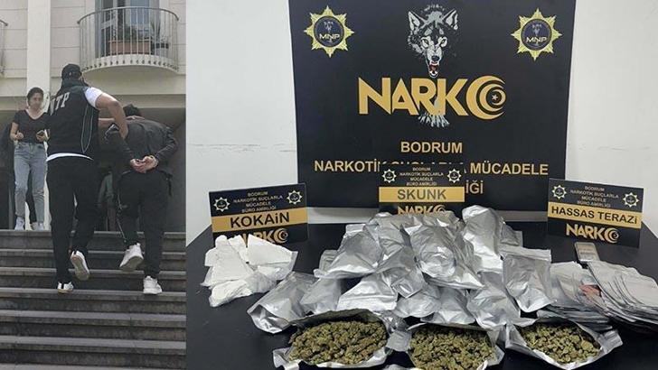 Bodrum'da uyuşturucu satıcı 3 sanığa 22 yıl 6'şar ay hapis