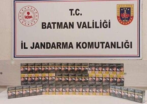 Batman’da yol kontrollerinde kaçak sigara ve ruhsatsız tabancalar ele geçirildi