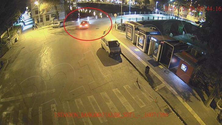 Amasya’da trafik kazaları KGYS kameralarına yansıdı