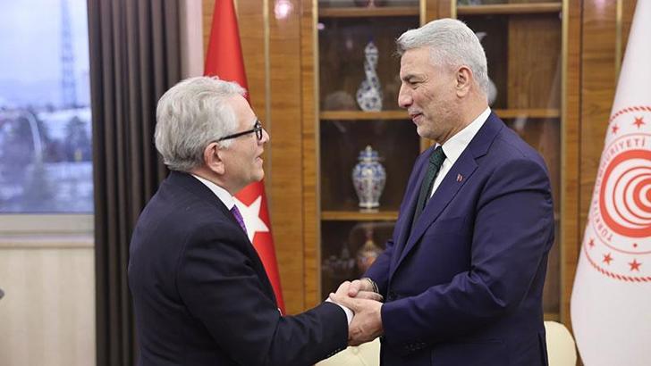 Bakan Bolat, Avrupa Komisyonu Vergilendirme ve Gümrük Birliği Genel Müdürü Thomas'ı kabul etti