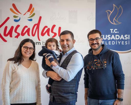 SMA'LI Teoman bebeğin ailesinden Başkan Günel'e teşekkür ziyareti