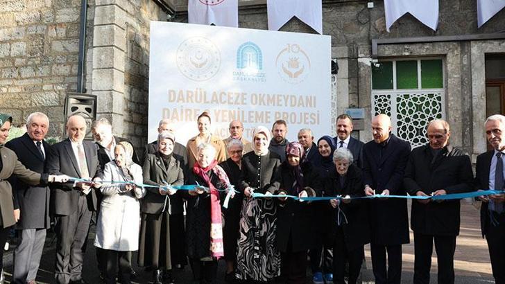 Bakan Göktaş, Darülaceze'de açılış törenine katıldı
