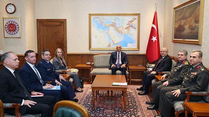 Bakan Güler, ABD Büyükelçisi Barrack'ı kabul etti