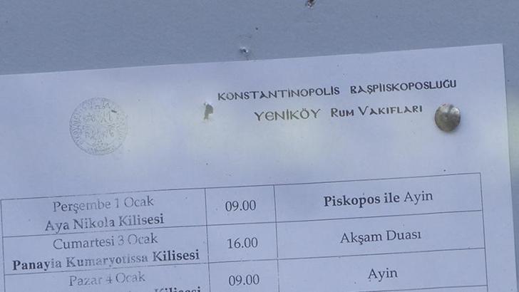 Ayin listesindeki 'Konstantinopolis' ifadesine tepki