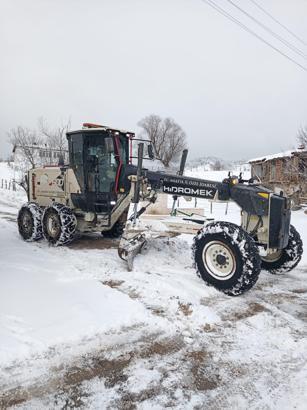 Amasya’da 20 köy yolu kardan kapalı