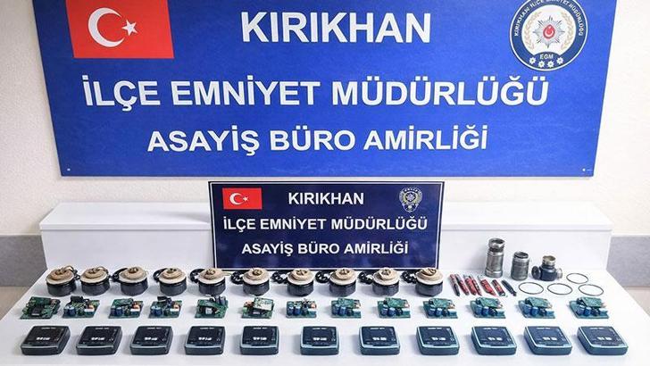 Hatay'da 10 bin 500 avro değerindeki sirkülasyon pompalarını çalan hırsız tutuklandı