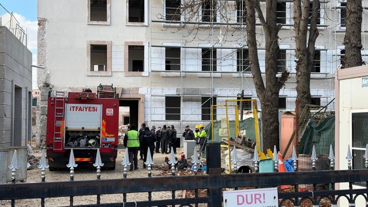 Ankara'da inşaat işçilerinin kaldığı 3 konteyner yandı