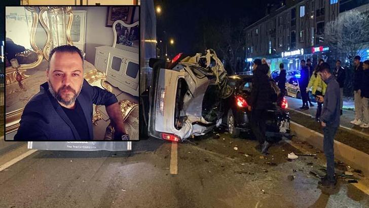 Yakıtı biten otomobilinin yanında beklerken hafif ticari araç çarpan mobilyacı toprağa verildi