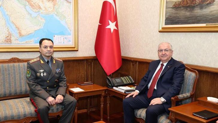 Bakan Güler, Özbek mevkidaşı Korgeneral Halmuhamedov ile bir araya geldi
