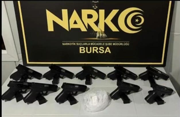 Bursa’da 55 gram kokain ele geçirildi; 3 gözaltı