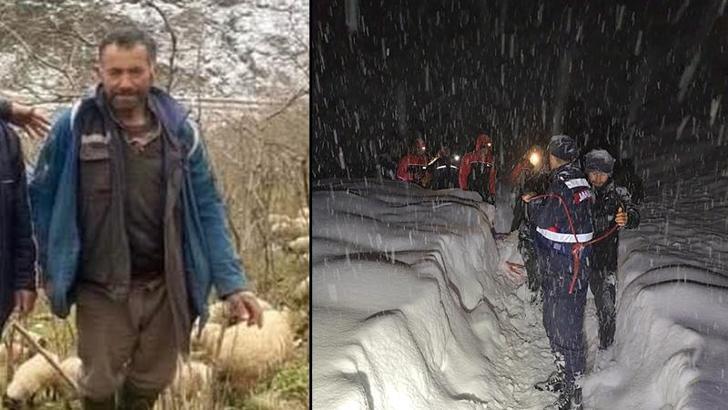 Giresun’da hayvanlarını otlatan çoban, çığ altında yaşamını yitirdi