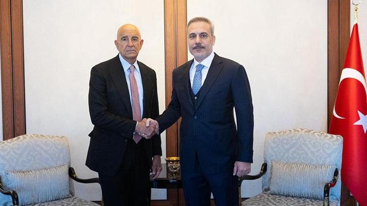 Bakan Fidan, ABD Büyükelçisi Barrack'ı kabul etti