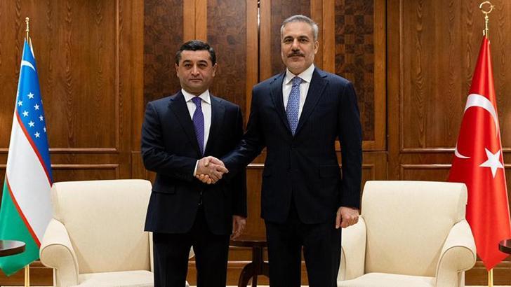 Bakan Fidan, Özbek mevkidaşı Saidov ile görüştü