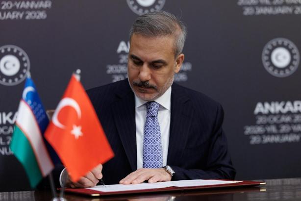 Bakan Fidan, Özbek mevkidaşı Saidov ile görüştü (3)