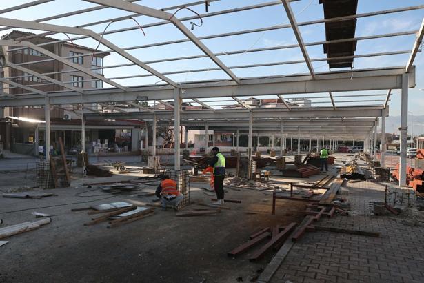 Yatağan Pazaryeri modern ve konforlu bir yapıya kavuşuyor